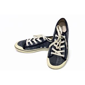 KEEN Women’s Canvas Lace-Up Sneakers Black Gray Graphic Casual Shoes Size 10